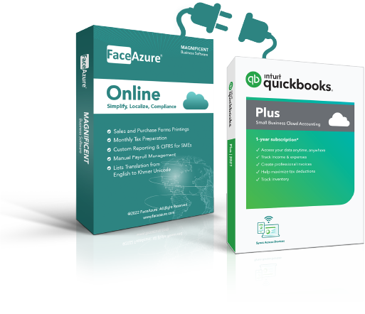 FaceAzure Online connecting with QuickBooks Online