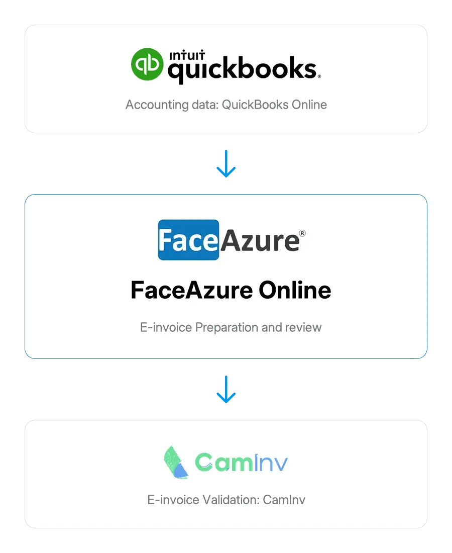 E-Invoice Integration in FaceAzure Online